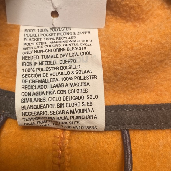 Brand New All in Motion Orange Micro Fleece Sweatshirt…size L - Picture 4 of 5